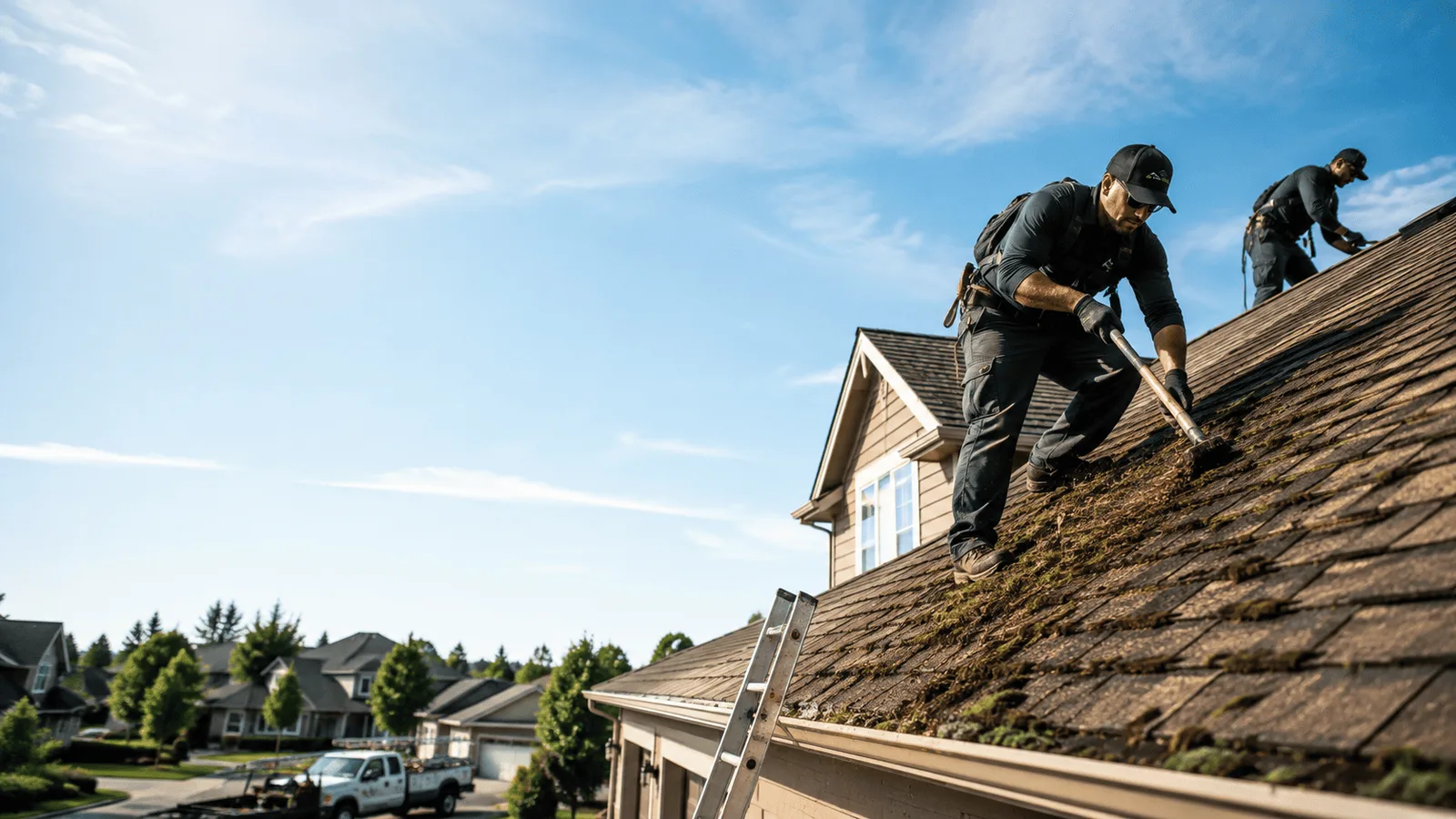 Roof Moss Removal in Custer, MI near me